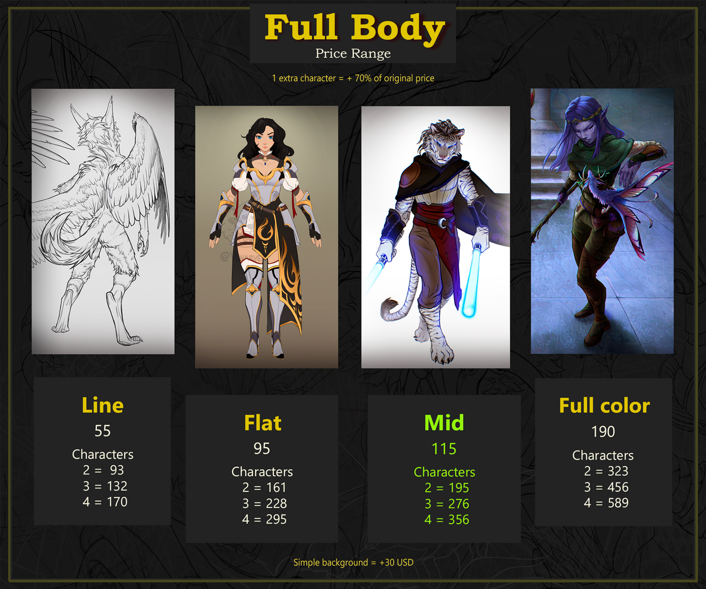 *Read my terms of service before buying